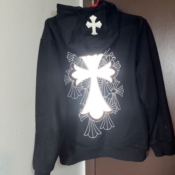 Chrome Hearts Black sweater with reflective logo. in PERFECT condition. - Picture 11 of 13
